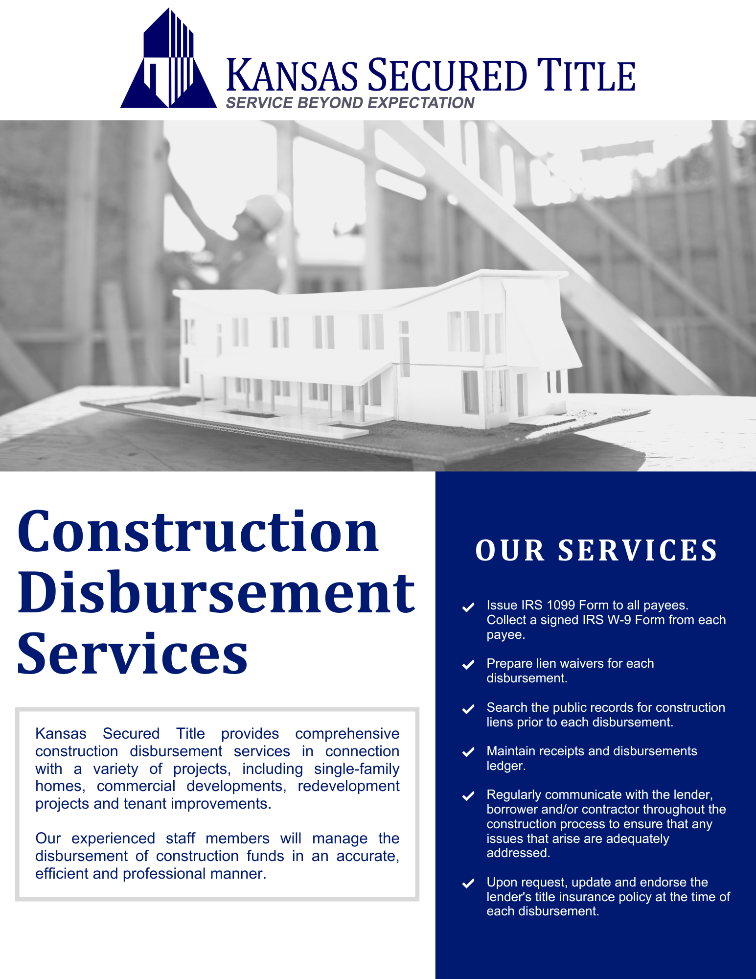 KST Construction Disbursement Services